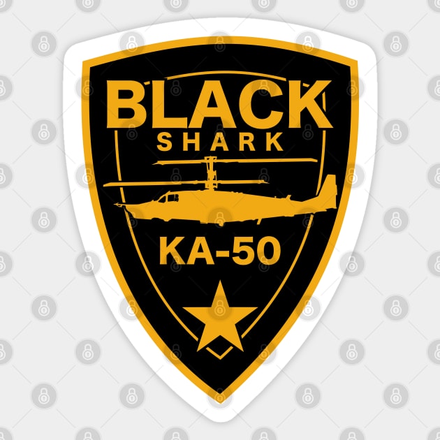 KA-50 Black Shark Sticker by TCP